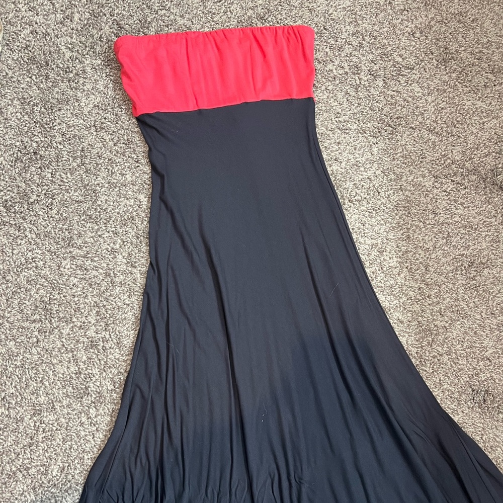 BCBG XS maxi tube dress